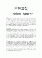 대장암 case study [ 대장암 컨퍼런스 - 문헌고찰 진단 약물 간호과정까지 완벽 자료 !! ] 20페이지