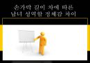 손가락 길이 차에 따른 남녀 성역할 정체감 차이 1페이지