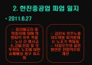 한진중공업 파업 노사간 갈등  16페이지