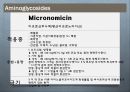[약리학] 항생제, Aminoglycosides, Fluoroquinolones, Peptides, 기타 항생제, Antivials, 항말라리아제, 항기생충 약물 19페이지