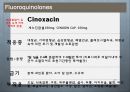 [약리학] 항생제, Aminoglycosides, Fluoroquinolones, Peptides, 기타 항생제, Antivials, 항말라리아제, 항기생충 약물 23페이지