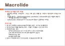 [약리학] 항생제, Macrolide, Lincosamides, Vancomycin, Tetracyclines,Sulfonamides,항결핵제, 항진균제 4페이지