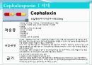 [약리학] 항생제, penicillin, Cephaloshorin, 항균제, Cephalosporin 1세대, Cephalosporin 2세대, Cephalosporin 3세대, 53페이지