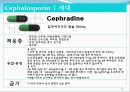 [약리학] 항생제, penicillin, Cephaloshorin, 항균제, Cephalosporin 1세대, Cephalosporin 2세대, Cephalosporin 3세대, 59페이지