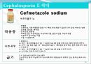 [약리학] 항생제, penicillin, Cephaloshorin, 항균제, Cephalosporin 1세대, Cephalosporin 2세대, Cephalosporin 3세대, 69페이지