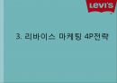 [ 리바이스 Levis 마케팅 사례연구 PPT ] 리바이스 브랜드분석과 리바이스 마케팅 SWOT,STP,4P전략분석및 리바이스 향후 마케팅 4P전략 제안 17페이지