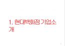 현대백화점 기업분석과 SWOT분석및 현대백화점 기업상황분석과 문제점분석및 현대백화점 향후전략제안 PPT 3페이지