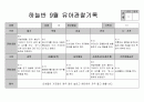 만5세 9월 관찰일지 1페이지