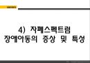 자폐 스펙트럼 아동,자폐 스펙트럼 아동의 교육방법,한국의 자폐 스펙트럼 아동,자폐성장애,아스퍼거 증후군,레트증,소아기붕괴성장애,비전형적 자폐증 21페이지