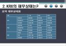 재무제표 분석,KRX란,KRX의 재무상태는,KRX, 무슨 일인가,KRX에 취업하려면 8페이지