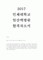 17 인제대학교 일산백병원 합격 자소서 및 병원 미션, 비전입니다. 1페이지