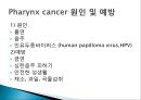 pharynx cancer(인두암)에 관한 PPT 12페이지