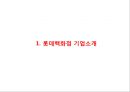 롯데백화점 기업현황,서비스마케팅,해외진출사례분석및 롯데백화점 마케팅 4P,STP,SWOT분석과 롯데백화점 위기상황과 해결전략제안 PPT 3페이지