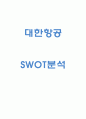 [비즈니스/경제] 대한항공 SWOT분석 1페이지