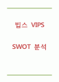 VIPS 빕스 SWOT분석 1페이지