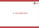 CGV 성공비결과 차별화전략/ CGV 마케팅 4P,SWOT,STP분석/ CGV 미래 마케팅전략제언 PPT 15페이지