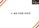 (설빙 마케팅전략 PPT) 설빙 SWOT분석과 마케팅,경영전략분석및 설빙 미래전략제언과 문제점과 해결방안 13페이지