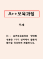 보육과정-표준보육과정의 영역별 내용중 1가지 선택해서 활동계획안을 작성하여 제출하시오 1페이지