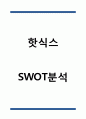핫식스 SWOT분석 1페이지