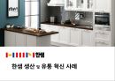 한샘 생산 및 유통 혁신 사례 1페이지
