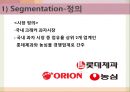 오리온 제과의 신제품 계획서 25페이지