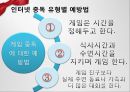 인터넷 중독의 증상과 예방법중독 증상의 유형중독 유형별 예방법휴대폰 중독사이버 도박에 대한 예방법 11페이지