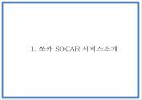 쏘카 마케팅 PPT- 쏘카 SOCAR 서비스분석과 마케팅 SWOTSTP4P전략분석과 쏘카 미래전략제언 4페이지