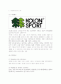 코오롱스포츠 마케팅연구 레포트- 코오롱스포츠 브랜드분석시장환경SWOT분석 코오롱스포츠 국내와 중국진출 마케팅사례분석및 향후나아갈방향 제시 3페이지
