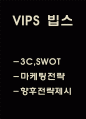 빕스 VIPS 기업현황과 3C와 SWOT분석및 빕스 마케팅전략 사례분석과 향후전략제언 -빕스 마케팅연구 레포트 1페이지