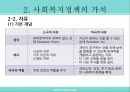 기초생활보장제도복지국가의 개념과 가치사회복지정책의 가치인간의 존엄성자유평등사회정의유엔인권선언대한민국 헌법국가인권위원회법 9페이지