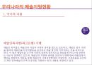 예술가의 예술활동예술지원현황예술지원의 문제점외국의 성공사례 7페이지