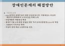 장애인의 문제장애를 보는 관점개인모델과 사회모델등록장애인 현황등급별 장애인 현황장애유형장애인문제의 실태 11페이지
