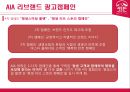 대중적인 친근감을 강조하는 컨셉으로브랜드 이미지를 구축하는데 성공한 AIA생명 16페이지