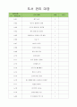 교사도서관리대장 (도서 관리 대장) 5페이지