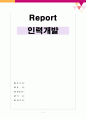인력개발 (개발관리 인력개발 인력 개발 교육 교육방법 교육프로그램 평가) 1페이지