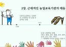 농업교육의발달(농업교육 농사지도 농사교육 근대적농업교육 일제강점기농업교육 현대농업교육)PPT 파워포인트 11페이지