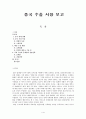 중국시장론 - 중국 수출 시장 보고 1페이지