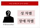 장애인 차별장애인의 성이란여성장애인의 성차별여성 장애인의 이중 차별여성 장애인의 교육여성 장애인 성폭력여성 장애인의 현황 8페이지