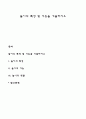 놀이의 특성 및 기능을 기술 1페이지