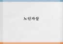 노인자살노인자살의 원인노인자살의 특징노인자살의 현황노인 자살 예방 1페이지