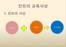 칸트의 교육사상,교육만능설,결핍존재론,교육의 역할,자율성의 딜레마,교육의 역할 2페이지