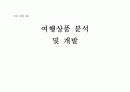 여행상품 분석 및 개발 1페이지