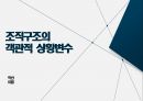 조직구조의 객관적 상황변수 1페이지