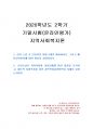 2020년 2학기 지역사회복지론 기말시험 과제물(코로나19가 지역사회와 시민에게 미친영향) 1페이지