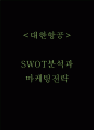 대한항공 SWOT분석과 대한항공 마케팅전략 사례연구 1페이지