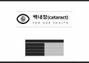 [발표 PPT/4.5(A+) 자료] 백내장(cataract) 1페이지