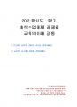 2021년 1학기 교육의이해 출석수업대체시험 과제물(인간이 ‘교육적 존재’인 이유 등) 1페이지