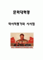 문화대혁명 원인,과정,결과 분석과 문화대혁명에 대한  역사적 평가 및 시사점 - 문화대혁명 연구레포트 1페이지