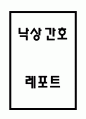 낙상 간호사정, 간호중재 및 낙상 예방과 대처법 1페이지