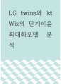 경영학 ) LG twins와 kt Wiz의 단기이윤최대화모델 분석 1페이지